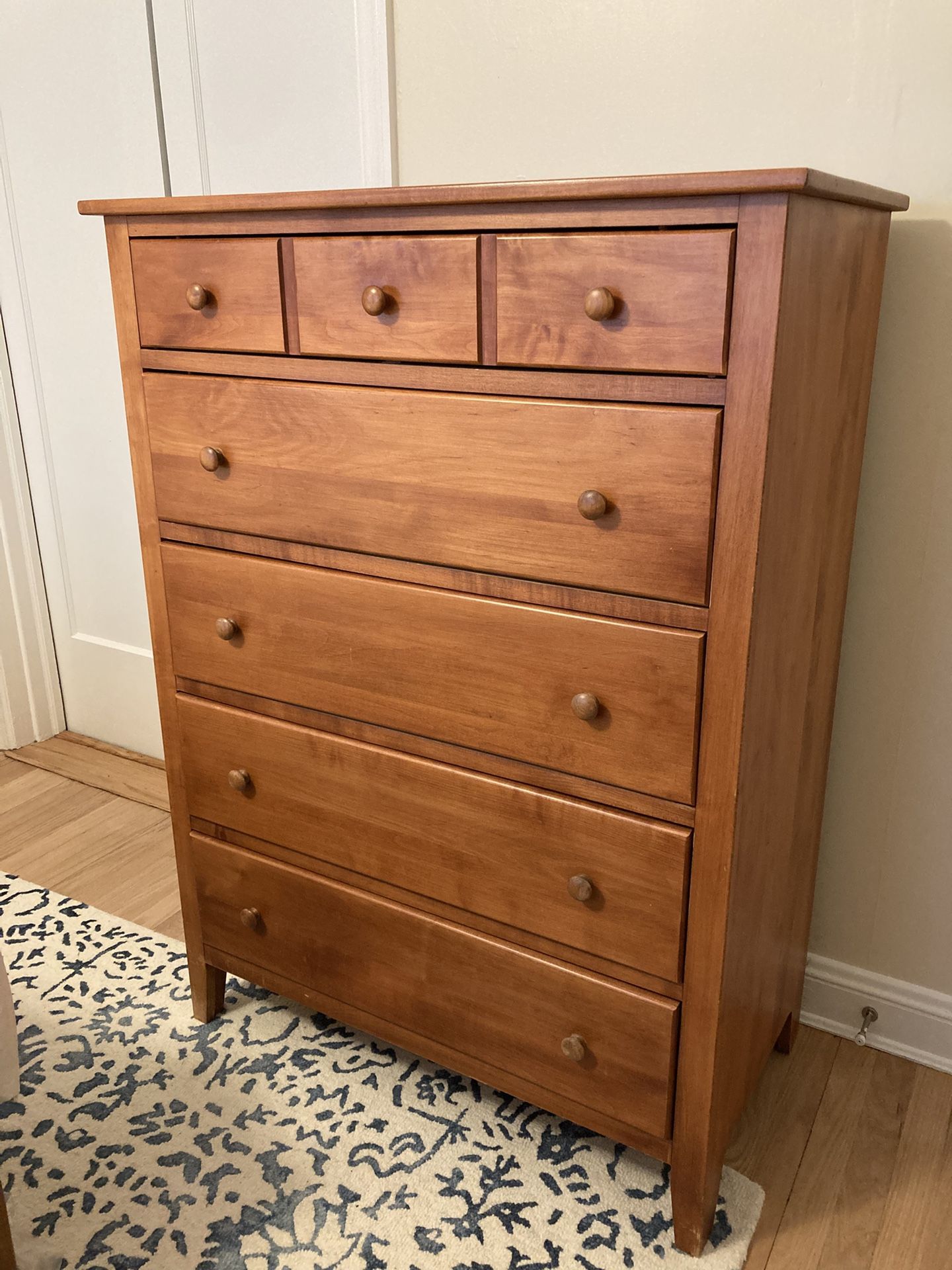 Stained Birch Dresser