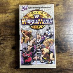 🎬 WWE Best of WrestleMania I‑XIV VHS Tape 💥