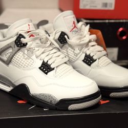 Jordan 4 White Cement