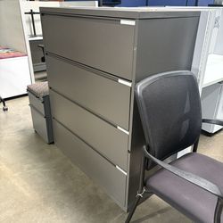 Office Furniture- 4 Drawer Lateral  Filling Cabinet