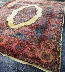 Gorgeous Gorgeous very very very large kerman real Persian handmade rug. ( from iran )