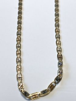 14k Solid Gold nice Fancy Chain 3.8 grams