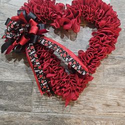 Valentine's Day heart Wreath 