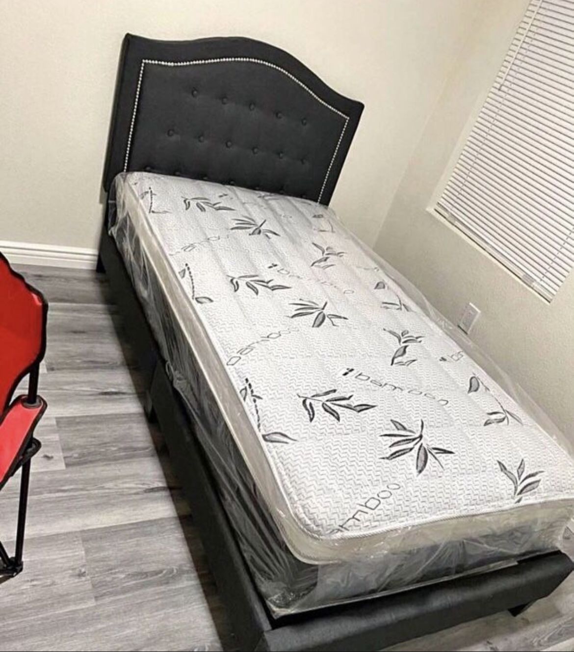 New Twin Bed Frame With Mattress