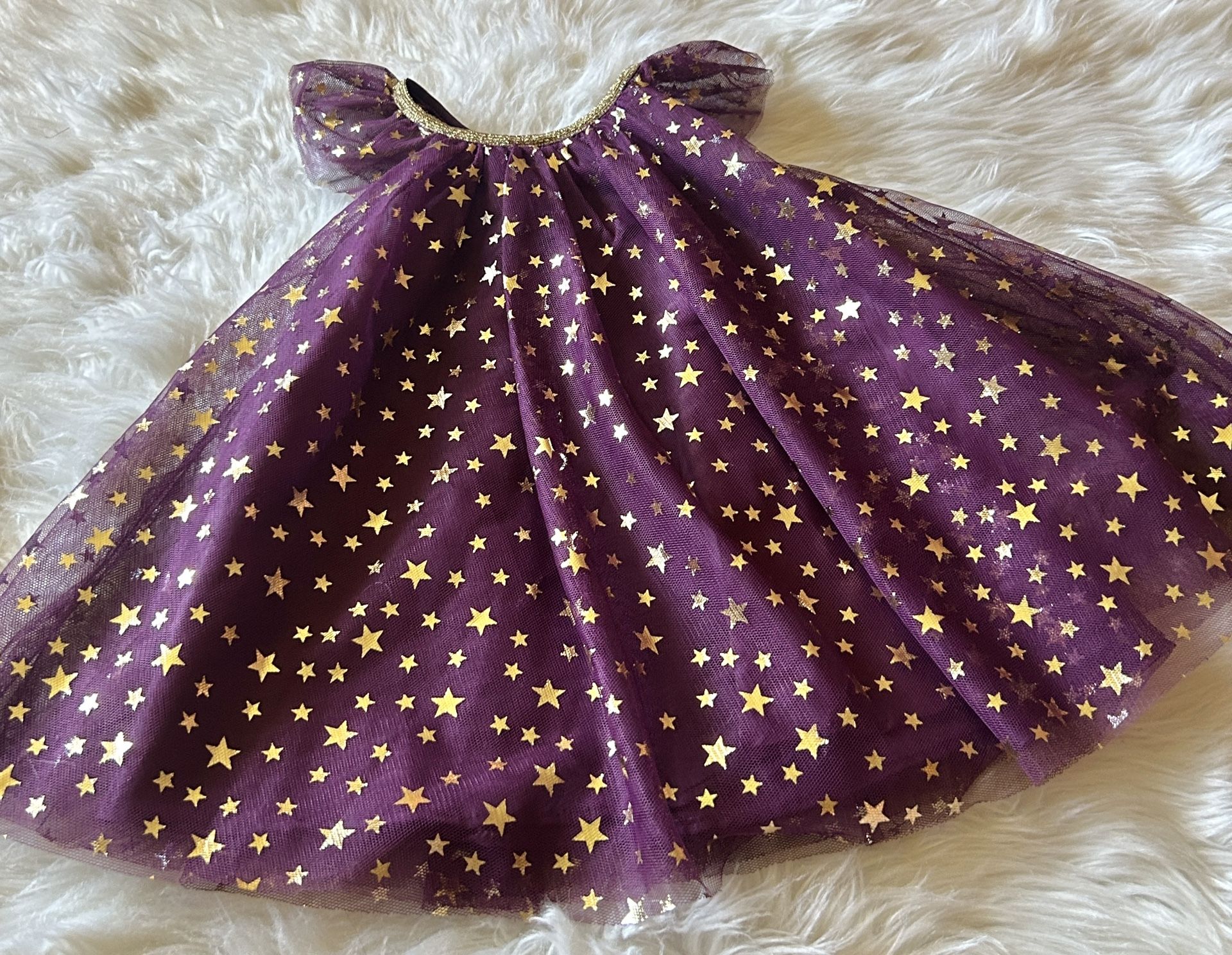 Lilt Purple Star Dress w/ Bloomers *18 Months