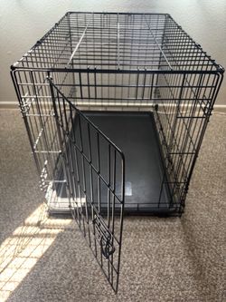 Foldable Metal Wire Pet Crate (30" S/M Dog Size) by You & Me