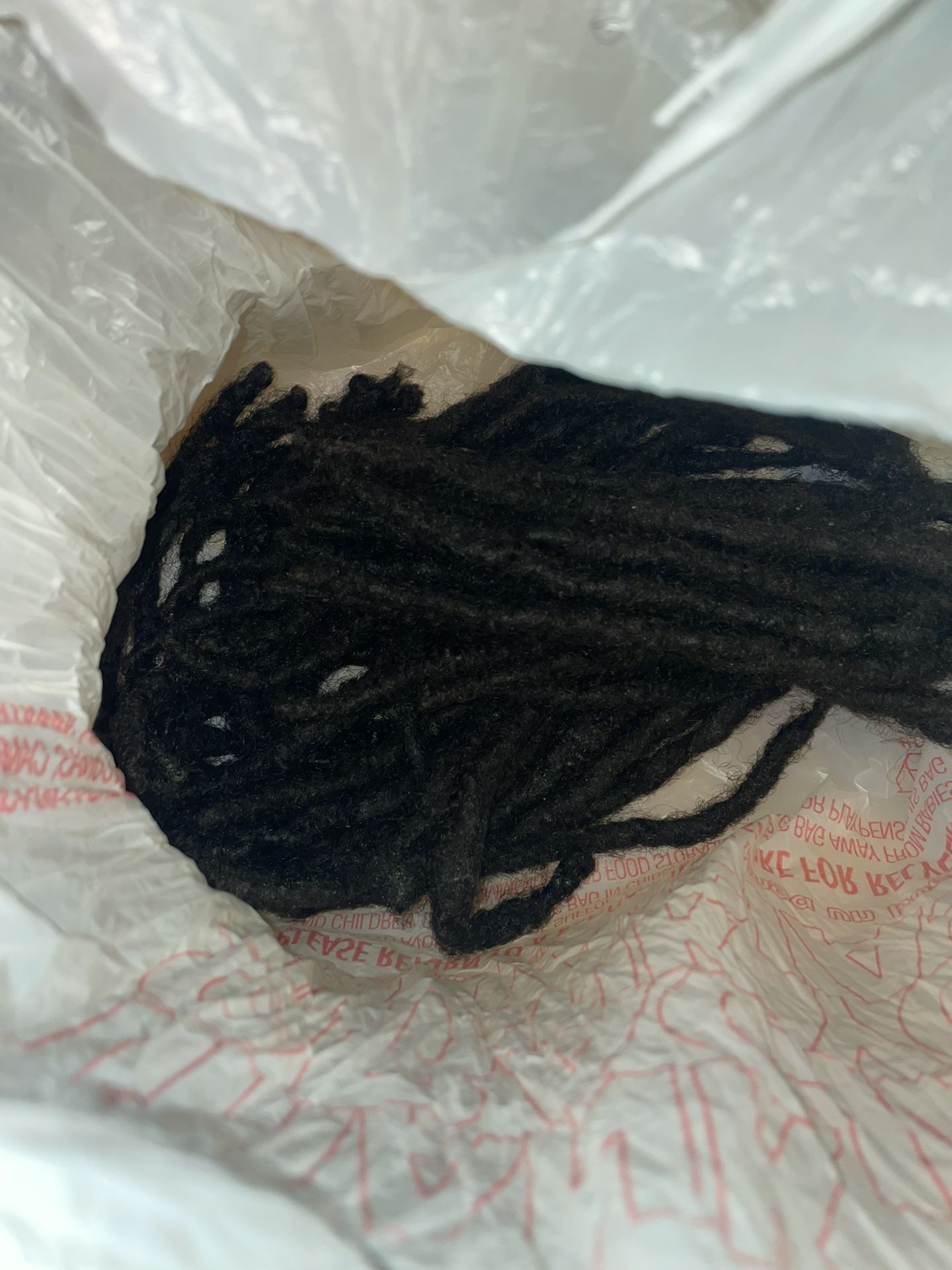 Clean chin length Dreadlocks