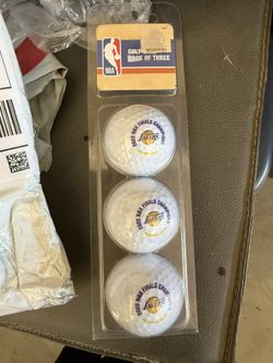 3 Lakers Golf Balls 