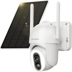 2K 360° View Outdoor Camera Wireless, Color Night Vision, PIR Motion Detection,2-Way Audio