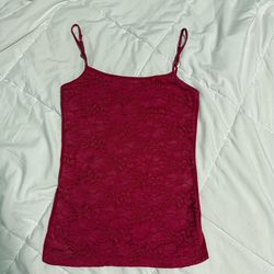 Aeropostale Pink Floral Tank