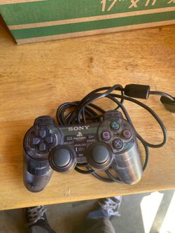 Sony PlayStation 2 PS2 Controller OEM DualShock 2 Clear Smoke Gray SCPH-10010