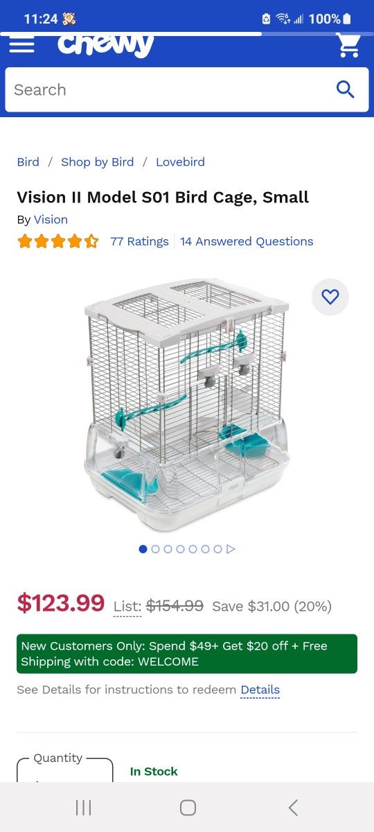 Vision Bird Cage 