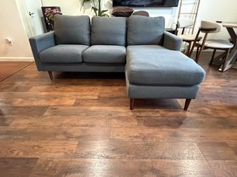 Gray Sectional Sofa with Chaise