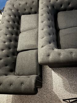 Sofa and love seat COUCH WITH OTTOMAN