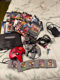 Nintendo 64 Console Bundle with Games and Controllers