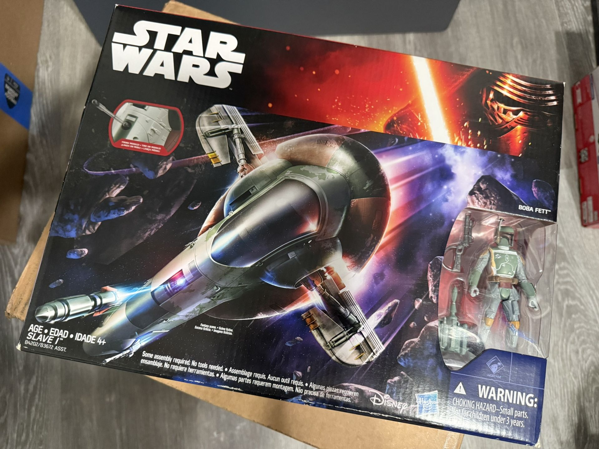 Star Wars Boba Fett Slave 1 Figure & Vehicle Empire Strikes Back Sealed 2015