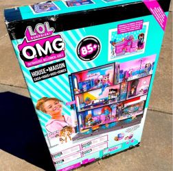 L.O.L Surprise! OMG Real Wood House Doll Playset for Kids