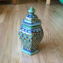 Vintage Pottery Ginger Jar