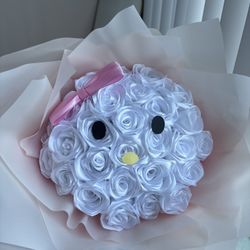 Hello Kitty Flower Bouquet With Bow 