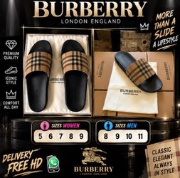 BURBERRY SLIDES