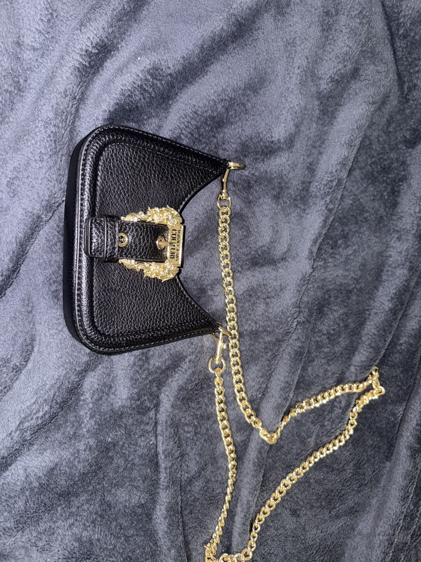 BLACK VERSACE COUTURE MINI BAG (AUTHENTIC)