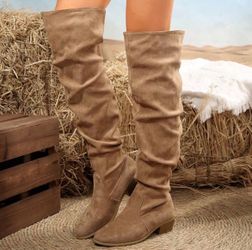 Knee high boots