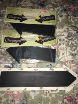 Chalk board Arrow signs