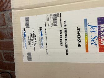 Large format plotter paper, Rexam 24lb 36x48