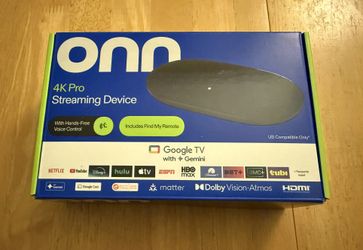 2026 ONN 4K Pro 12 months Live TV VOD PPV Tivimate Google TV 32GB 3GB RAM Voice