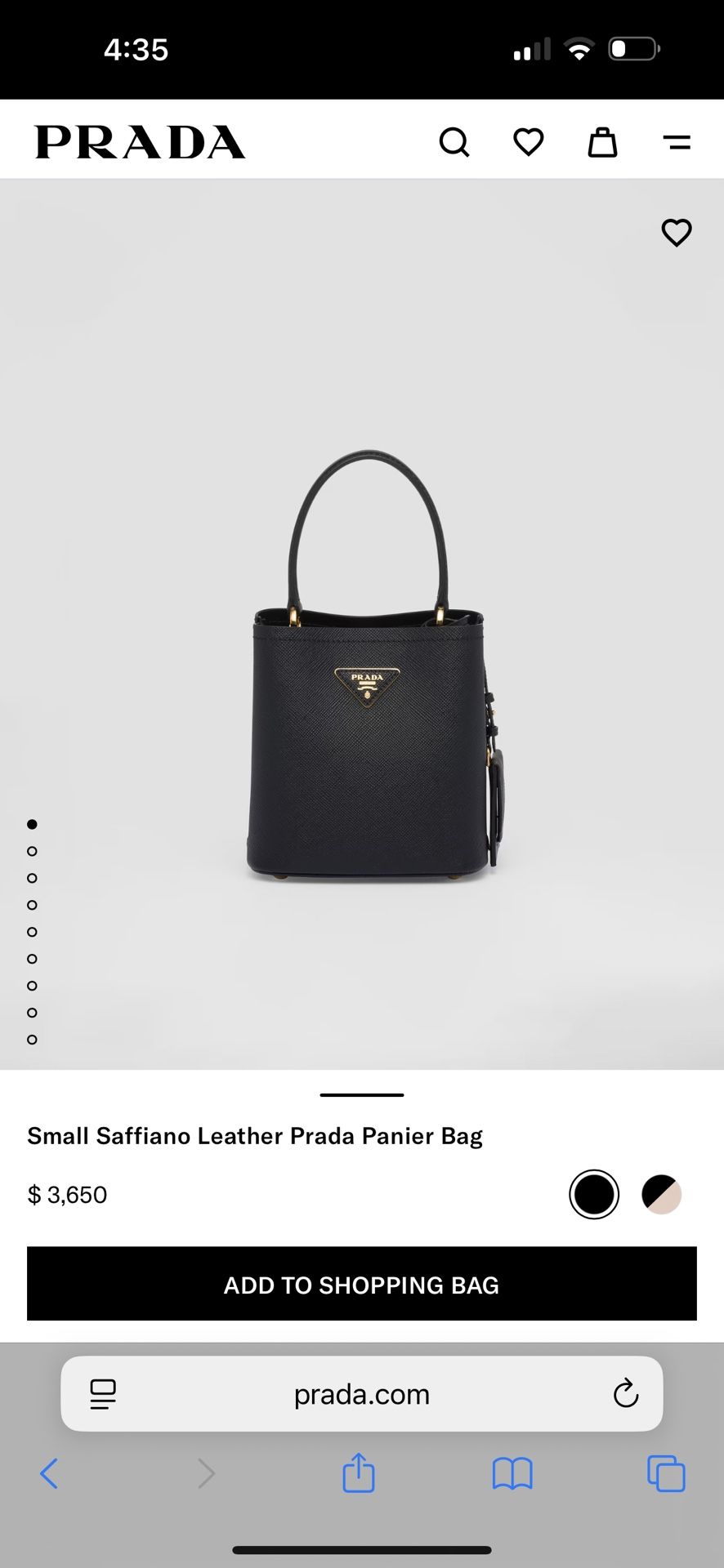 Prada Saffiano Bag