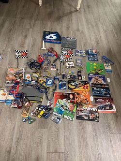 NASCAR Massive Collectables Lot 200+ Items Autographs Vintage Cards Toys Tickets