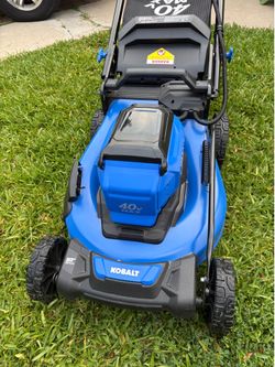 Kobalt electric lawnmower