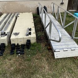 Aluminum Ramp & Side Walk Floating Docks 