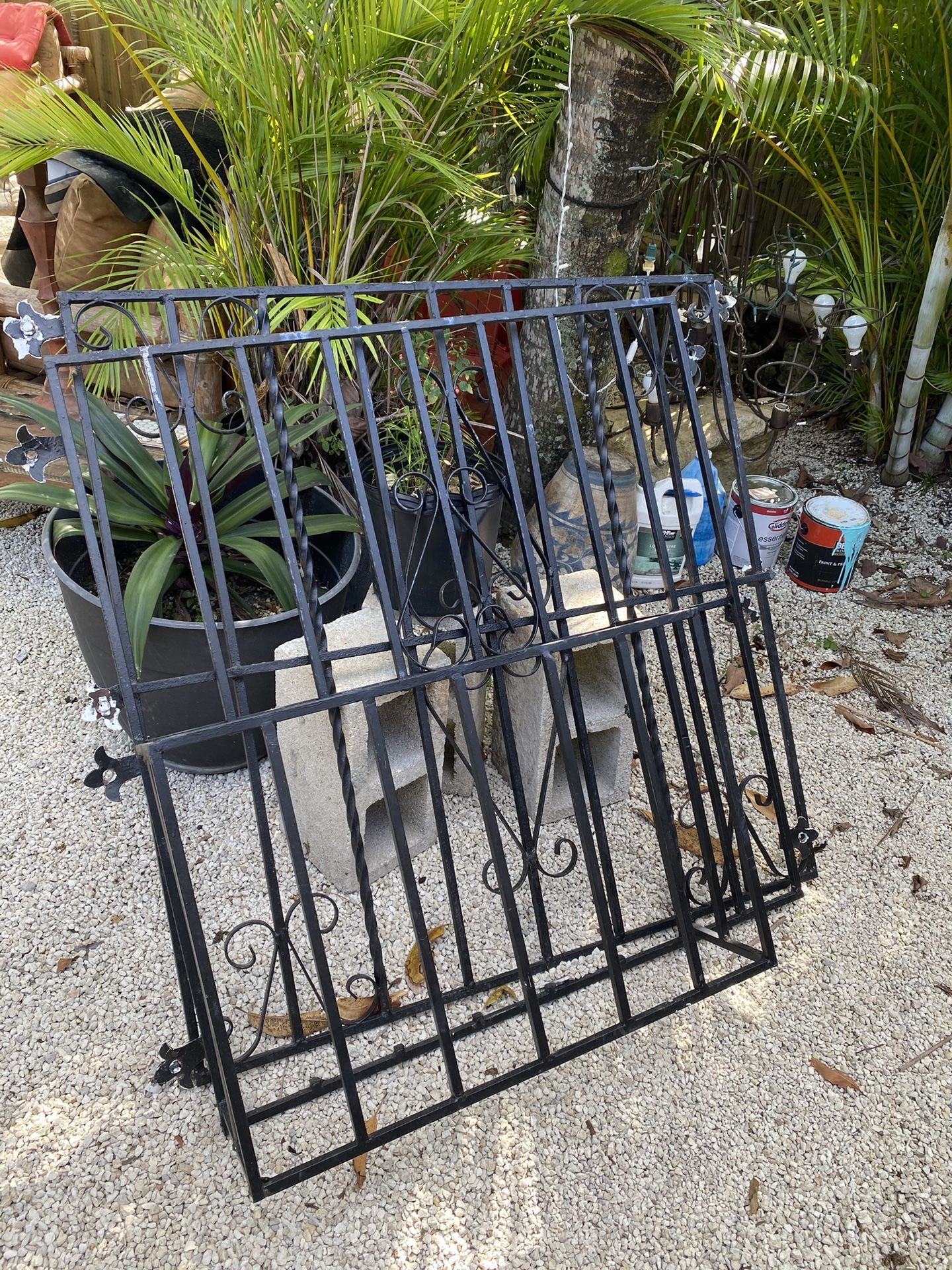 Metal Burglar Bar With AC Cage For Window Unit for Sale in Miami, FL