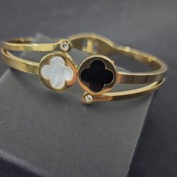 18k Gold Plated Stainless Steel Bracelet 