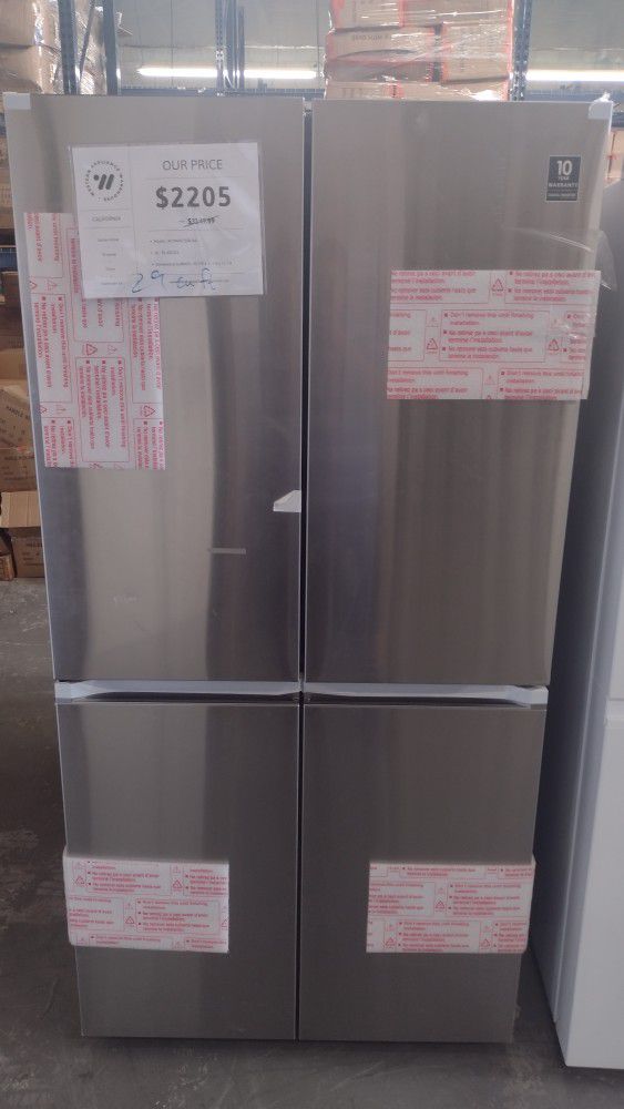 Samsung Refrigerator 4 Door Fridge In Stainless Steel With Pitcher 