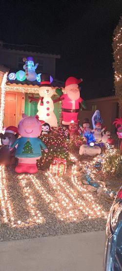 Entire Christmas display