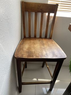 Two Wood Chairs 