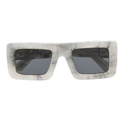 Off-White Leonardo OERI049 White Marble Sunglasses