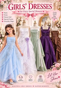 girls dress/ Quinceañera / flower girls