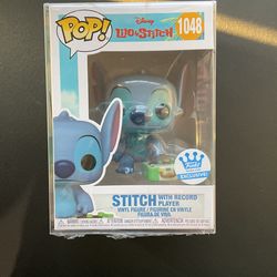 Stitch with Record Player Funko Pop 
