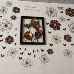 Flower Wall Decorate Frame 