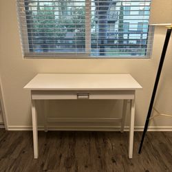 White Wooden Desk 42”