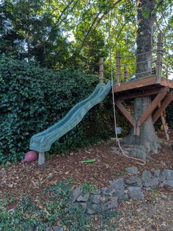 Green Outdoor Slide