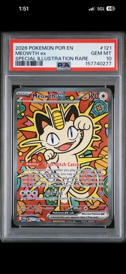 PSA 10 SIR MEOWTH FROM PERFECT ORDER