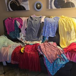 Girls Gently Used Lot Of Clothes (Size 7/8 - 14/16)