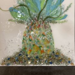 Funky Pineapple Done Is Fire Glass