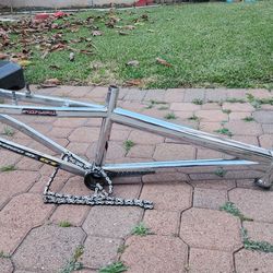 GT Dyno NSX BMX mid school bike chrome frame