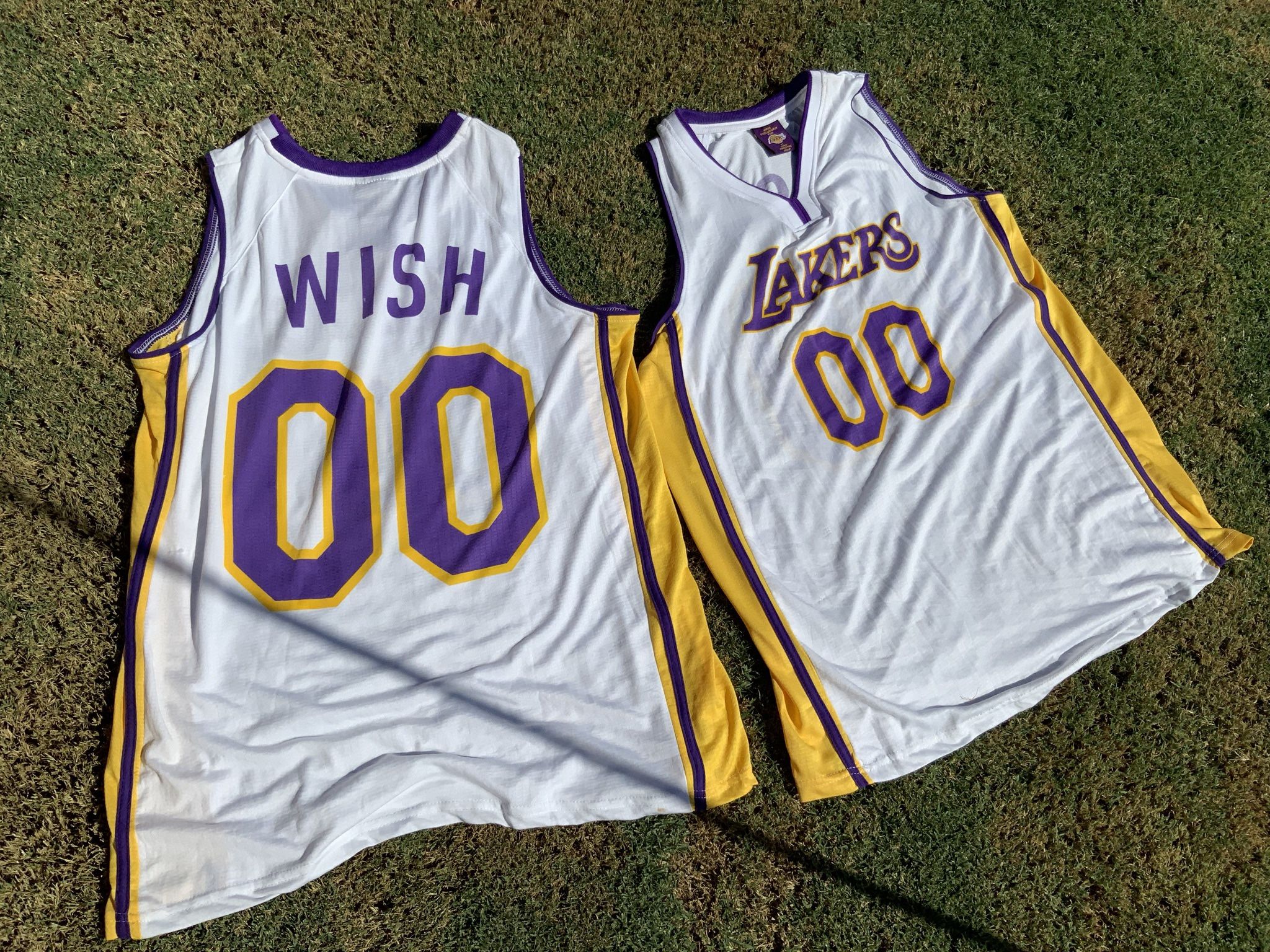 Laker Jerseys 2 For $25