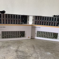 Behringer Eurorack Pro RX1202FX 12-Input Rackmount Mixer - Like New (2 Available)